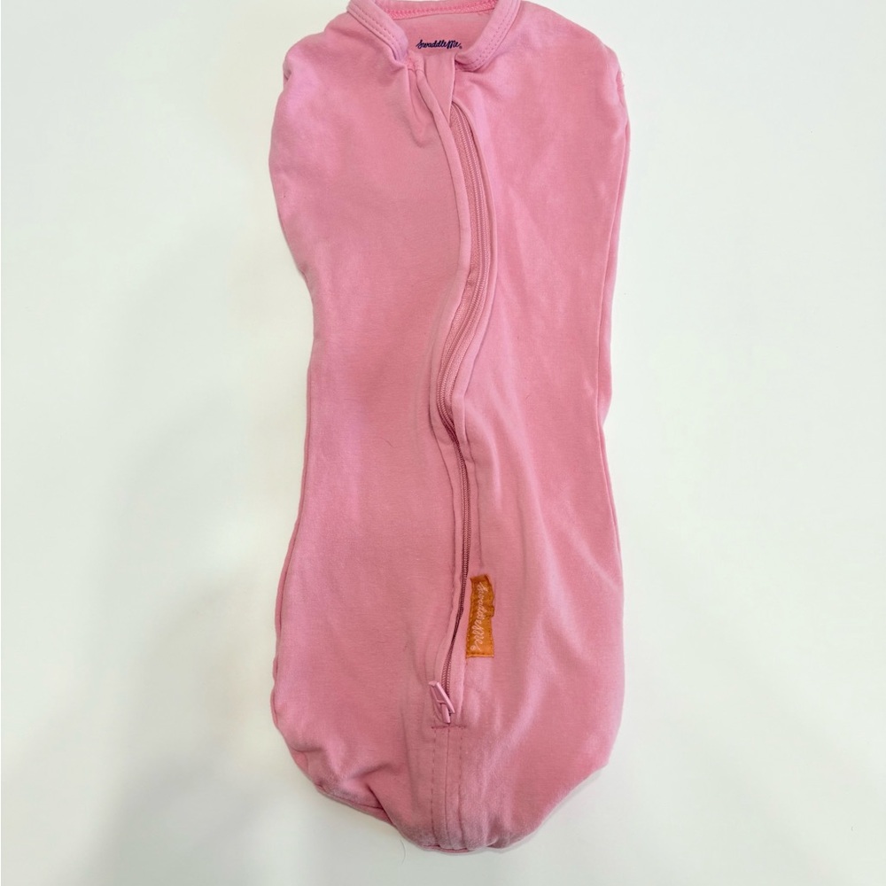 Baby Pink Newborn Swaddle Me Zip Swaddle